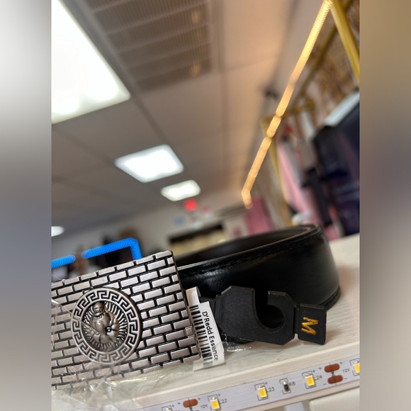 Men’s belt silver - Picture 2 of 4